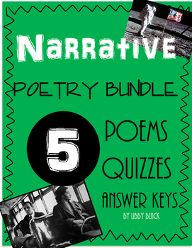 Preview of Narrative Poetry Bundle