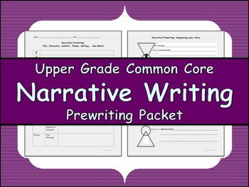 Narrative Prewriting Packet by Lani Day | TPT