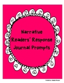 Narrative Readers' Response Journal Prompts (Synthesis/Eva