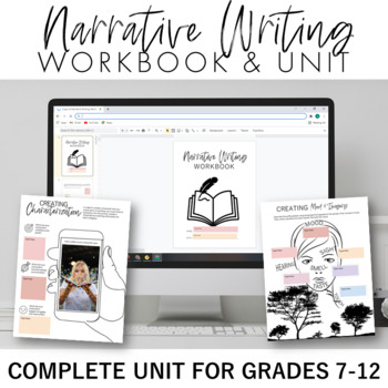 Preview of Narrative Writing Workbook and Unit for Grades 7-12