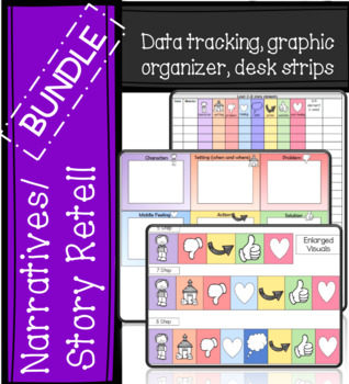 Preview of Narrative & Retell BUNDLE (used w/ or w/o Story CHAMPS)-Distance Learning