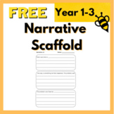 FREE Narrative Scaffold/Template Year/Grade 1-3