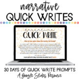 Narrative Story Starters | Narrative Writing Prompts | ELA