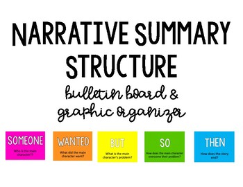 Preview of Narrative Story Structure Bulletin Board (SWBTS)