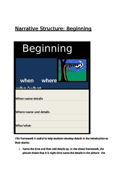 Preview of Narrative Structure -Beginning