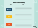 Narrative Summary / Plantilla  para resumen narrativo