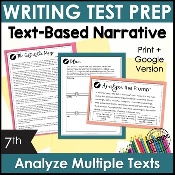 Preview of Narrative Text-Based Writing Test Prep |  7th Grade