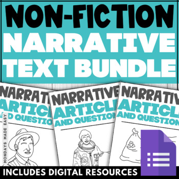 Preview of Narrative Text Bundle - 4 Articles with Multiple Choice Questions - OSSLT OLC4O