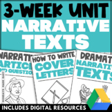 Narrative Text Bundle - Slideshow Lessons, Worksheets, and