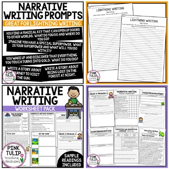 Narrative Text - Reading and Writing Bundle by Pink Tulip Teaching ...