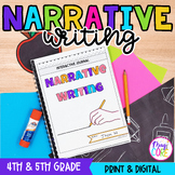 Personal Narrative Writing Unit - 4th & 5th Grade Writing 