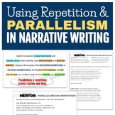 Narrative Writing Activity with Mentor Texts: Parallelism 