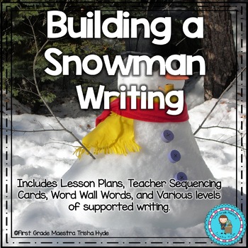 Preview of Snowman Writing Prompt