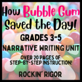 Narrative Writing - Bulletin Board Bubble Gum Idea