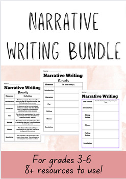 Preview of Narrative Writing Bundle