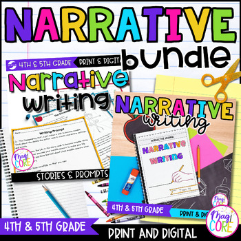 Preview of Narrative Writing Bundle - 4th & 5th Grade Narratives, Passages & Prompts