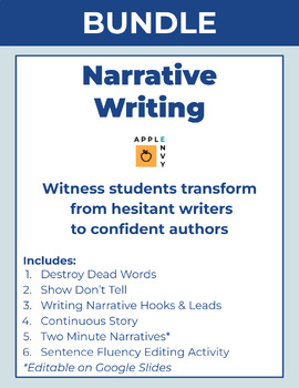 Preview of Narrative Writing Bundle-EDITABLE