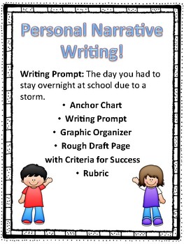 Narrative Writing Bundle - Snowstorm by 5th Grade Delight | TpT