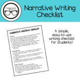 Narrative Writing Checklist