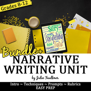 Preview of Narrative Writing Complete Unit, Bundle