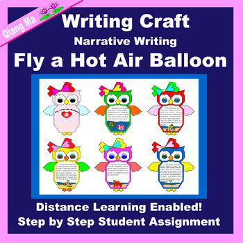 Preview of Narrative Writing Craft: Fly a Hot Air Balloon