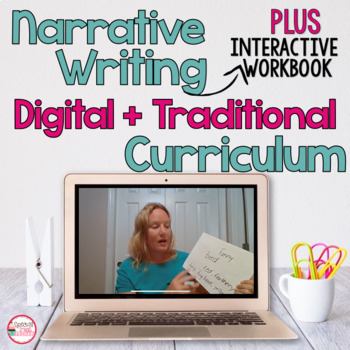 Preview of Narrative Writing Curriculum Bundle | Digital Writing Videos