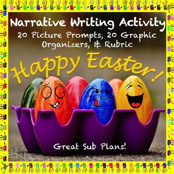 Preview of Narrative Writing Easter Activity
