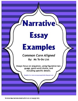 Preview of Narrative Writing Examples
