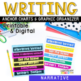 Narrative Writing Graphic Organizer Distance Learning with