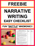 Narrative Writing Graphic Organizer Creative Writing Check