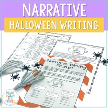 Preview of Narrative Writing Halloween Writing for Middle and High School