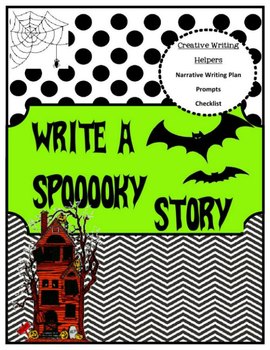 Preview of Narrative Writing Helpers - How to write a Spooky Story