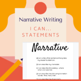 Narrative Writing -- I Can... Statements