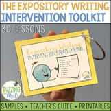 Expository & Informational Writing Intervention Toolkit: 8