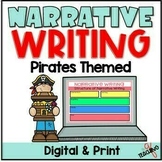 Narrative Writing Lesson Activities Pirate Themed for 2nd 