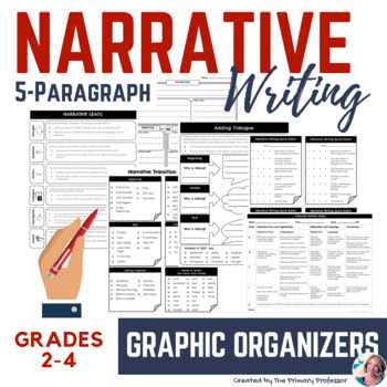 Preview of Narrative Writing Made Easy: Graphic Organizers for 3rd-6th Grade