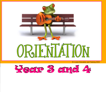 Preview of Narrative Writing - Orientation - Year 3 + 4