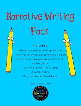 Preview of Narrative Writing Pack