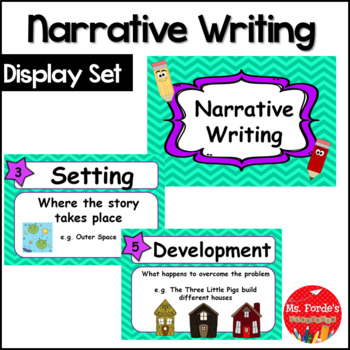 Preview of Narrative Writing Poster Set