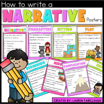 Preview of Narrative Writing Posters