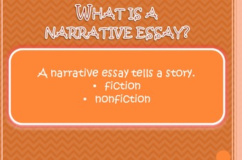 Preview of Narrative Writing PowerPoint
