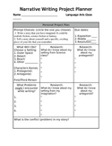 Narrative Writing Project Planner