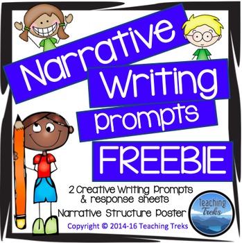 Preview of Narrative Writing Prompts FREE