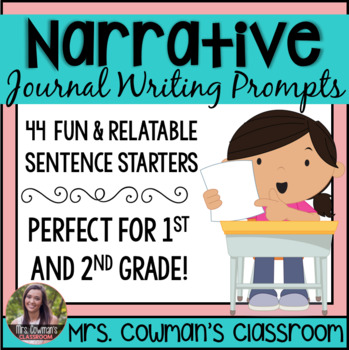 Preview of Narrative Writing Prompts - First Grade
