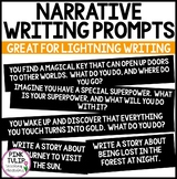 Narrative Writing Prompts - Lightning Writing