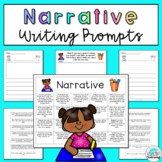 Narrative Writing Prompts: Printable and Digital Google Slides