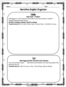 Narrative Writing Resource Freebie by Teaching With A Vision | TpT