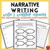 Narrative Writing Resource Pack | Printable Checklists & G