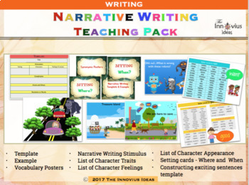 Preview of Narrative Writing Resources Bundle for Primary