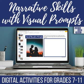 Preview of Narrative Writing Skills with Visual Prompts 